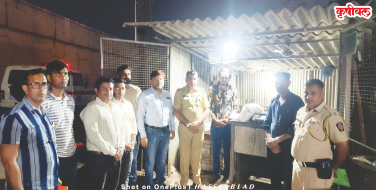 वडखळ पोलिसांची कारवाई; गांजा तस्करीवर छापा