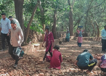माथेरानमधील रस्त्यांच्या डागडुजीस सुरुवात