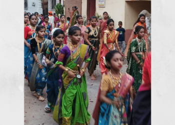 चिरनेर गावात अवतरली शिवसृष्टी