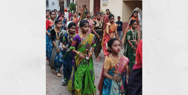 चिरनेर गावात अवतरली शिवसृष्टी