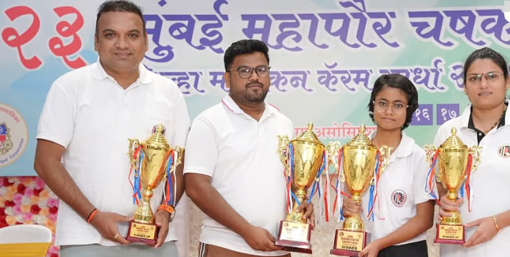 कॅरम बोर्डवर प्रशांत मोरेचा दबदबा