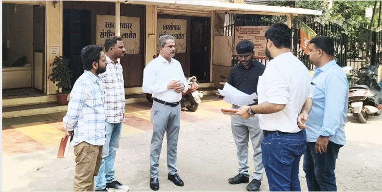 महानगर गॅस कामांची प्रत्यक्ष पाहणी