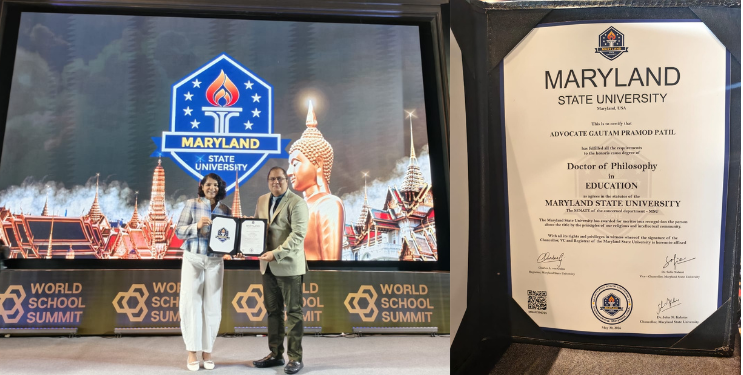 Honored Globally: आंतरराष्ट्रीय स्तरावर ॲड. गौतम पाटील यांचा गौरव