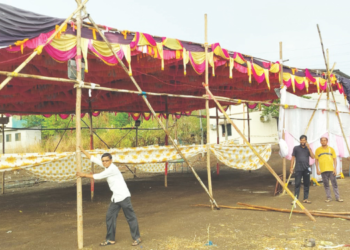 लग्न सोहळ्यांवर अवकाळी पावसाचे विघ्न