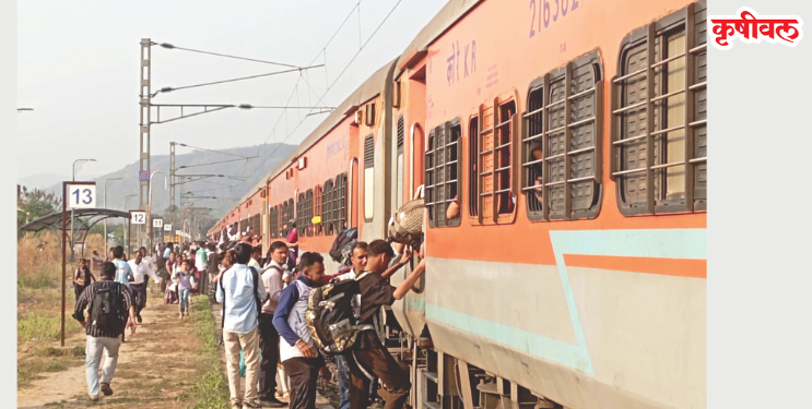 सापे-वामने स्थानकात प्रवाशांची गैरसोय