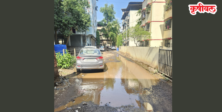 वारंवार निवेदने देऊनही रस्ता रखडला