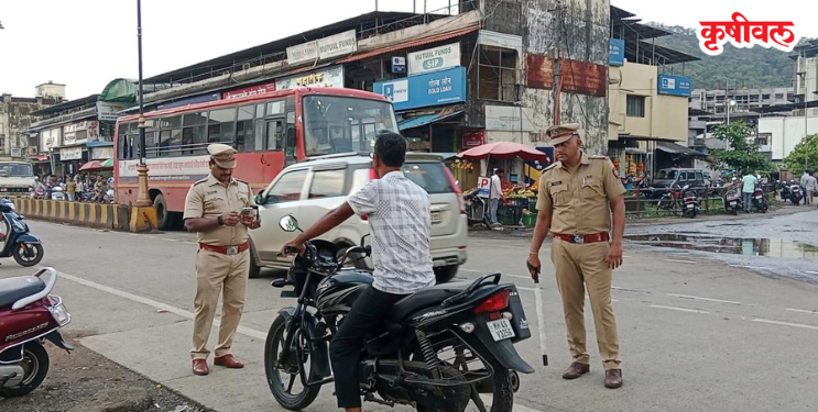 गावात हेल्मेट सक्ती; शहराबाहेर विनाहेल्मेट प्रवास