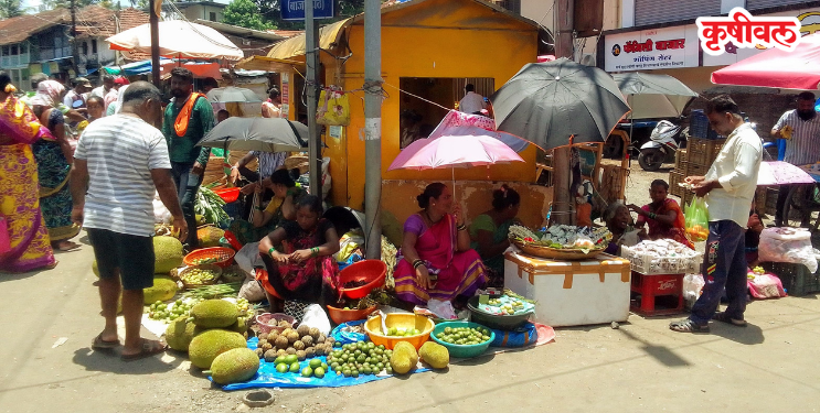 वटपौर्णिमेच्या खरेदीसाठी बाजारात गर्दी