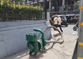 पनवेलमध्ये पावसाळ्यापूर्वीच पंप तैनात