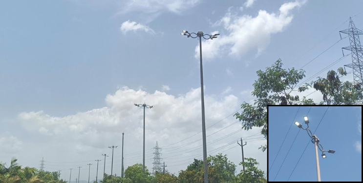 कोस्टल रोडवर रात्रंदिवस पथदिवे सुरू