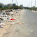 द्रोणागिरीच्या कोस्टल रोडवर कचऱ्याचे ढीग