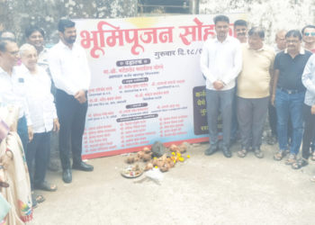 सहा कोटींच्या निधीतून विविध कामांचे भूमीपूजन