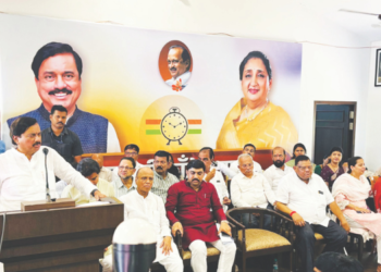 सुतारवाडीत राष्ट्रवादी काँग्रेसची शक्तिप्रदर्शनात्मक बैठक