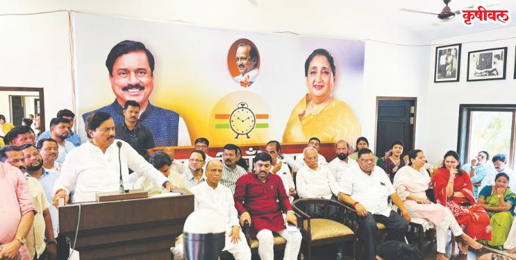 सुतारवाडीत राष्ट्रवादी काँग्रेसची शक्तिप्रदर्शनात्मक बैठक