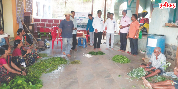 पढवण येथे शेतकरी प्रशिक्षण उत्साहात