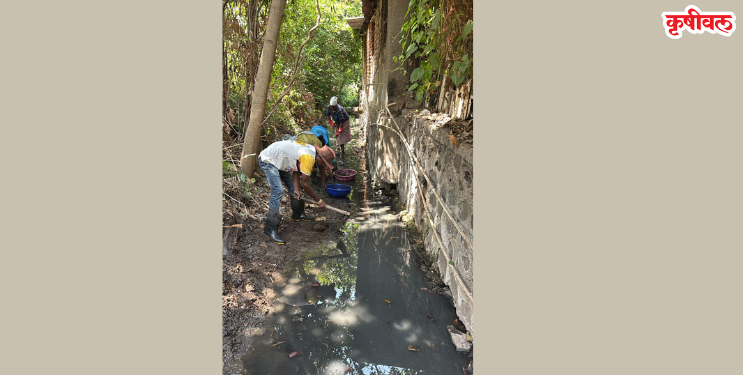 उरणमध्ये मान्सूनपूर्व नालेसफाई 85 टक्केच
