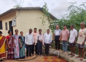 नळ पाणी पुरवठा योजनेचे उद्घाटन