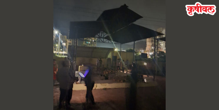 Karanjade Crematorium: करंजाडे स्मशानभूमीत अंधाराचे साम्राज्य