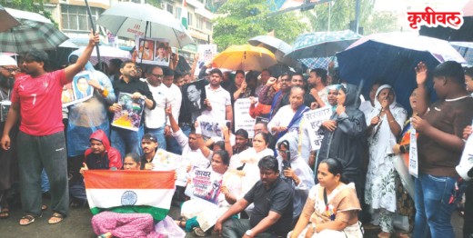भरपावसात पनवेल दणाणले! नीटप्रकरणी शेकाप-मनसे-वंचितचा एल्गार