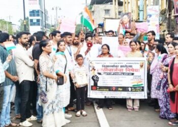 रोह्यात देशभक्तीपर घोषणांनी परिसर दुमदुमला