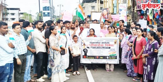 रोह्यात देशभक्तीपर घोषणांनी परिसर दुमदुमला