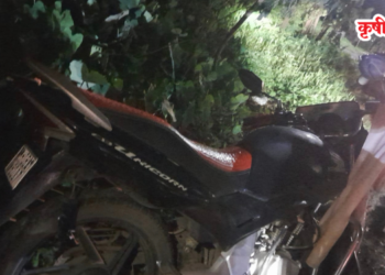 नवेनगर फाट्यावर तीन दुचाकींची भीषण धडक