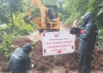 सुपेगाव मार्गावरचा अडथळा होणार दूर