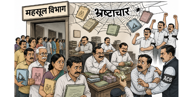 Revenue Division: रायगडच्या महसूलवर लाचखोरीचा डाग!