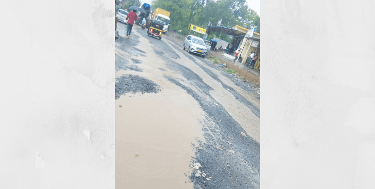 दिघोडे-चिर्ले मार्गाचे काम अपूर्ण