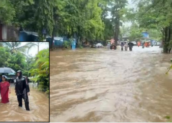 Rain Updates: उरणमध्ये मुसळधार पाऊस; पूरपरिस्थितीत नगराध्यक्षांकडून मदतकार्य
