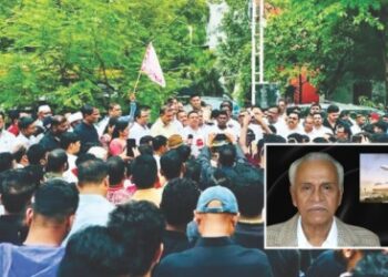 मोर्चा रोखला, भुमिपुत्र भडकला