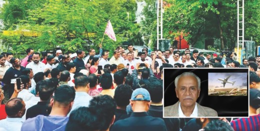 मोर्चा रोखला, भुमिपुत्र भडकला