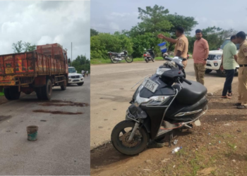 माणगाव-दिघी मार्गावर उभ्या ट्रकला ॲक्टिवाची धडक; तरुणाचा मृत्यू