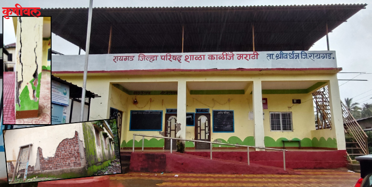काळींजे जिल्हा परिषद शाळेची दुरवस्था