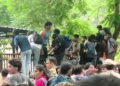 संसदेला घेराव! आंदोलक संसद गेटपर्यंत पोहोचले