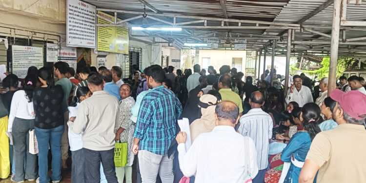 पनवेलच्या रेशनिंग विभागाचा सर्व्हर वारंवार बंद