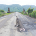 साळाव पुलावर उघडे खड्डे