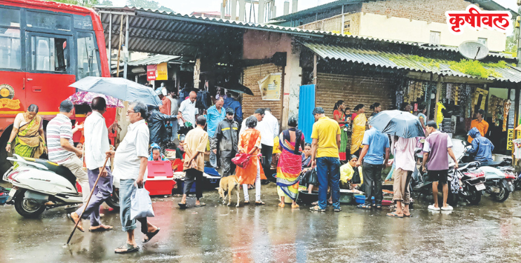 तळा मच्छी मार्केटमध्ये खवय्यांची गर्दी