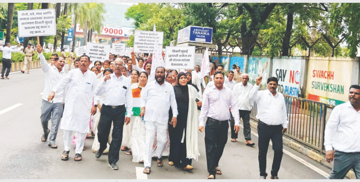 तिसऱ्या मुंबईविरोधात शेतकरी एकवटले