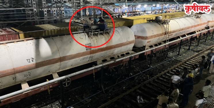 पनवेल रेल्वे स्थानकात गॅस टँकरला गळती
