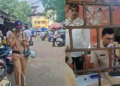 रक्षाबंधनाच्या पार्श्वभूमीवर पोलिसांचा बंदोबस्त