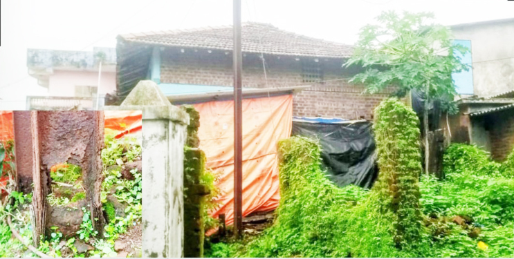विजेच्या गंजलेल्या खांबाकडे महावितरणचे दुर्लक्ष