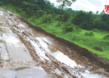हालीवलीत रस्त्याने घेतला बळी