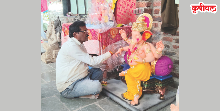 श्रीवर्धनमध्ये पर्यावरणपूरक गणेशमूर्तींना मागणी