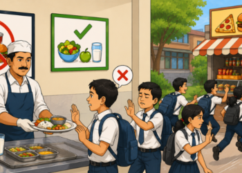 शाळा कॅन्टीनमध्ये जंक फूडला लगाम