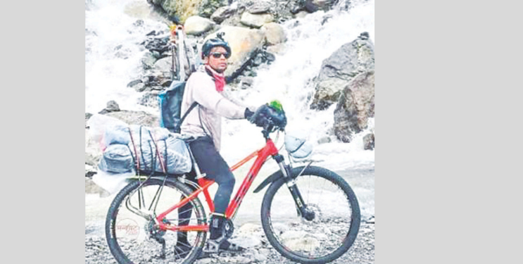 दापोलीच्या सायकलपटूची मनाली ते लडाख मोहीम पूर्ण