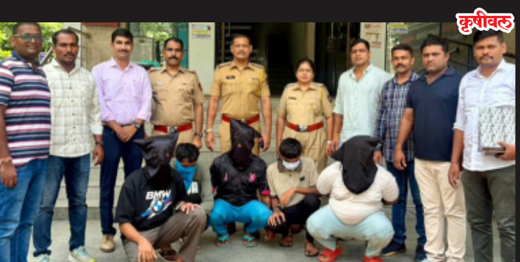 गव्हाण येथील सशस्त्र दरोड्याचा छडा