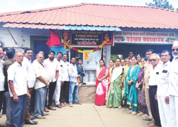 वडखळ बसस्थानकावर पाणपोईचे लोकार्पण