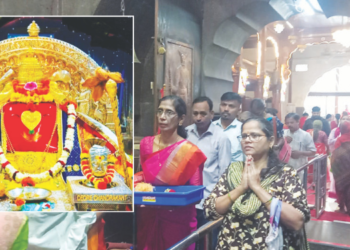 पालीत संकष्टी चतुर्थीला भक्तांची मांदियाळी