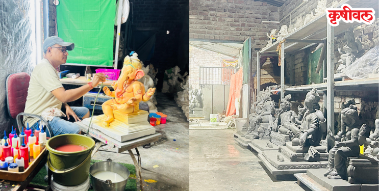 बाहेरून येणाऱ्या गणेशमूर्तींचा फटका